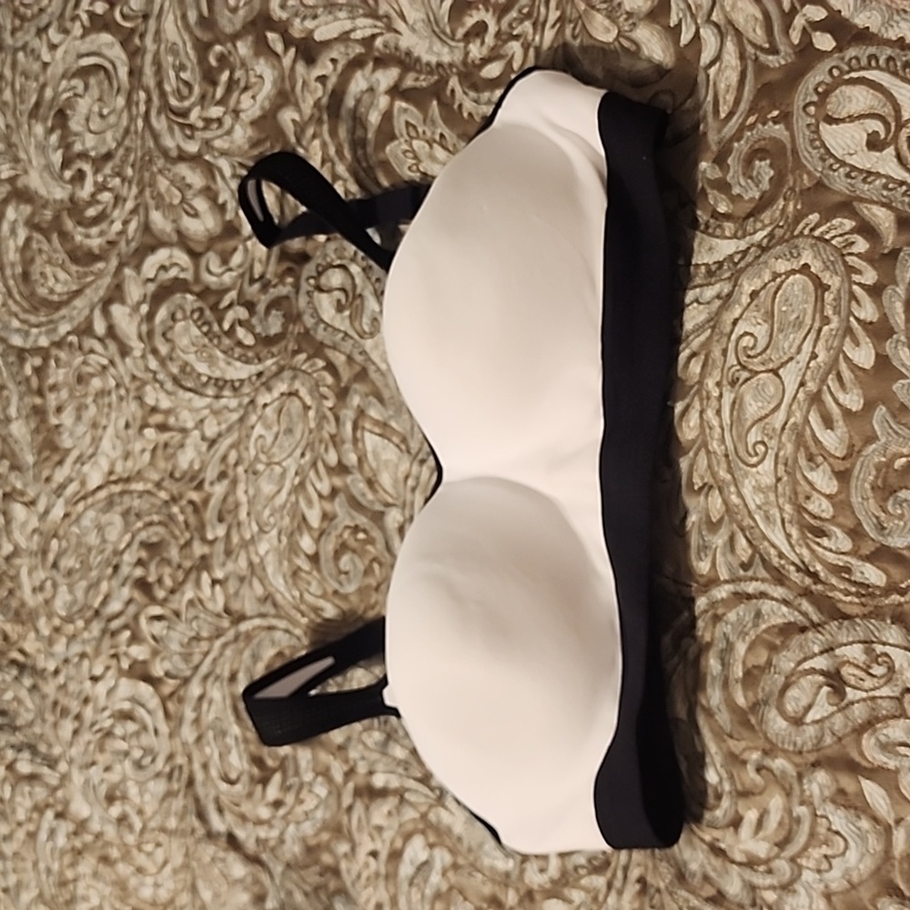 Champion Sports bra, blk and white, sz 38DD